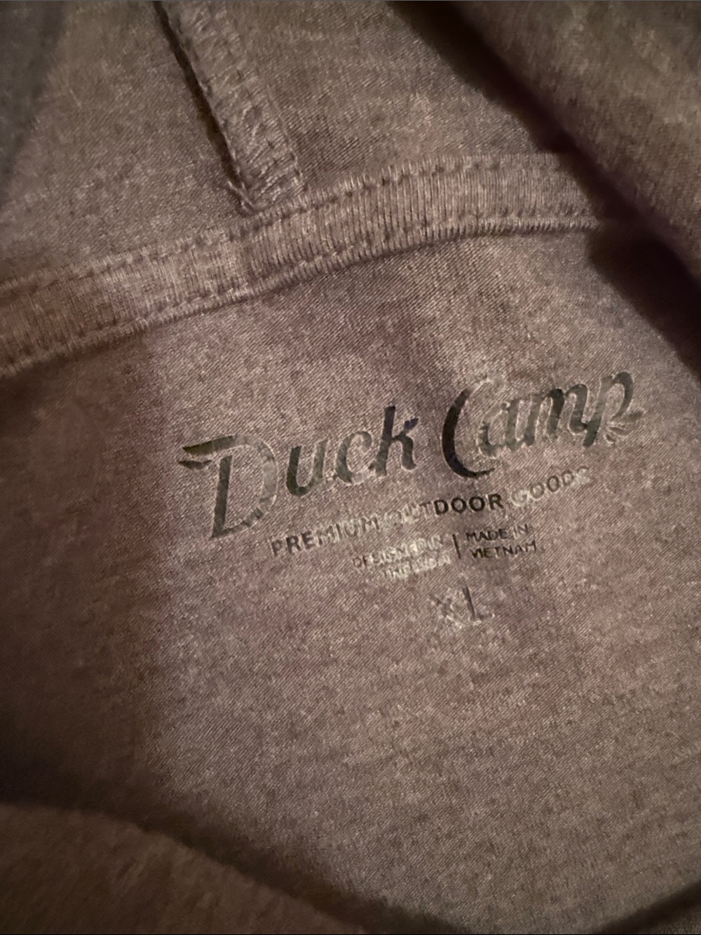 Men's Lightweight Hooded Long Sleeve Tee - Teal and Charcoal - Picture 3 of 3